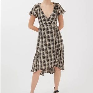 UO Midi Wrap Dress